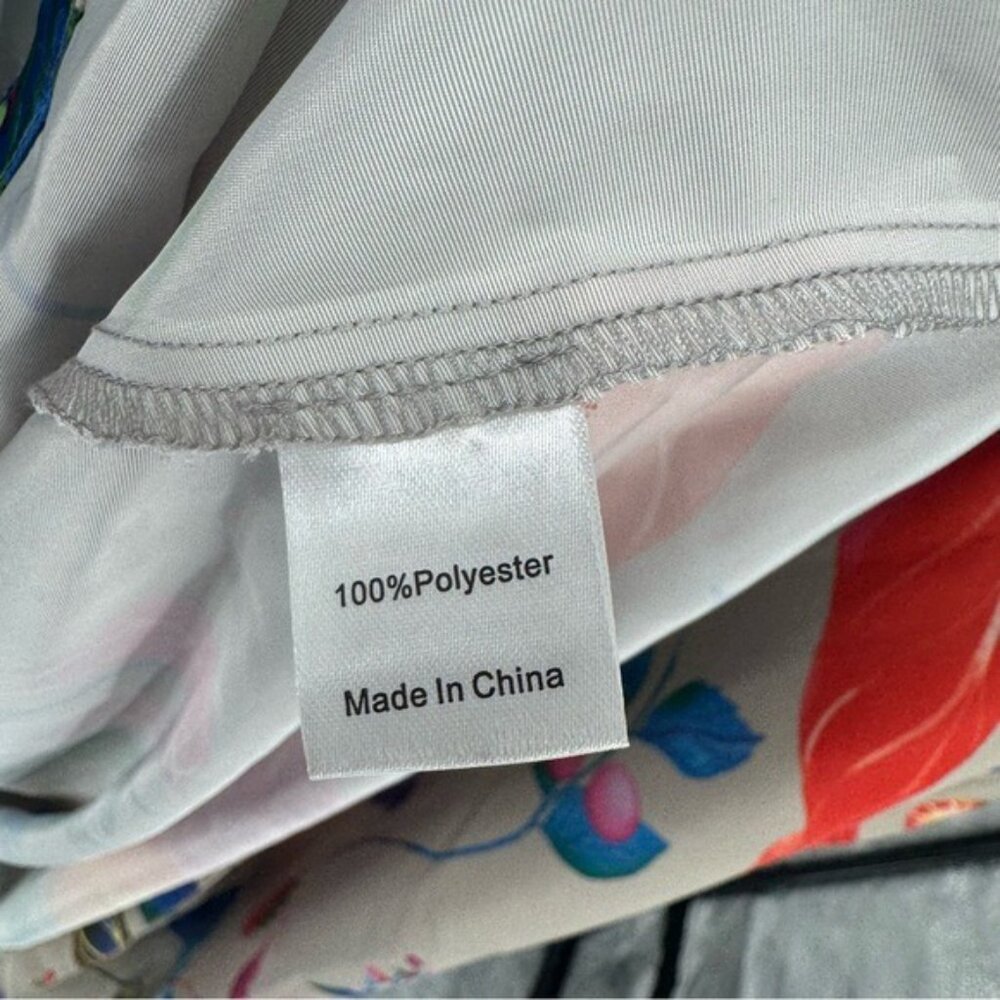 Tuckernuck NEW Vivid Jardin Dominique Fit and Flare Floral Midi Sun Dress L - Picture 8 of 9